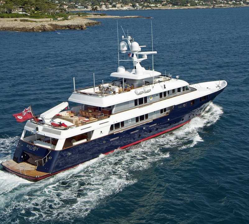 the yacht helios